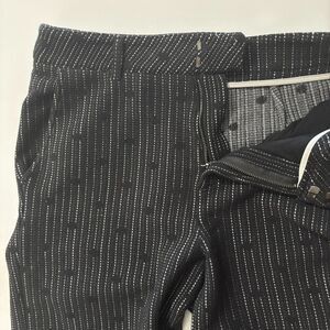 Anthropologie Cartonnier Pants Womens 29 Black Wide Leg Knit Flare High Waist